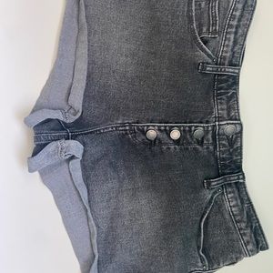 Universal Threads Black High Rise Shortie Shorts